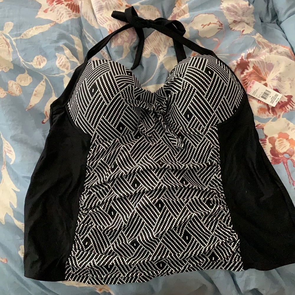 Plus size halter bathing suit